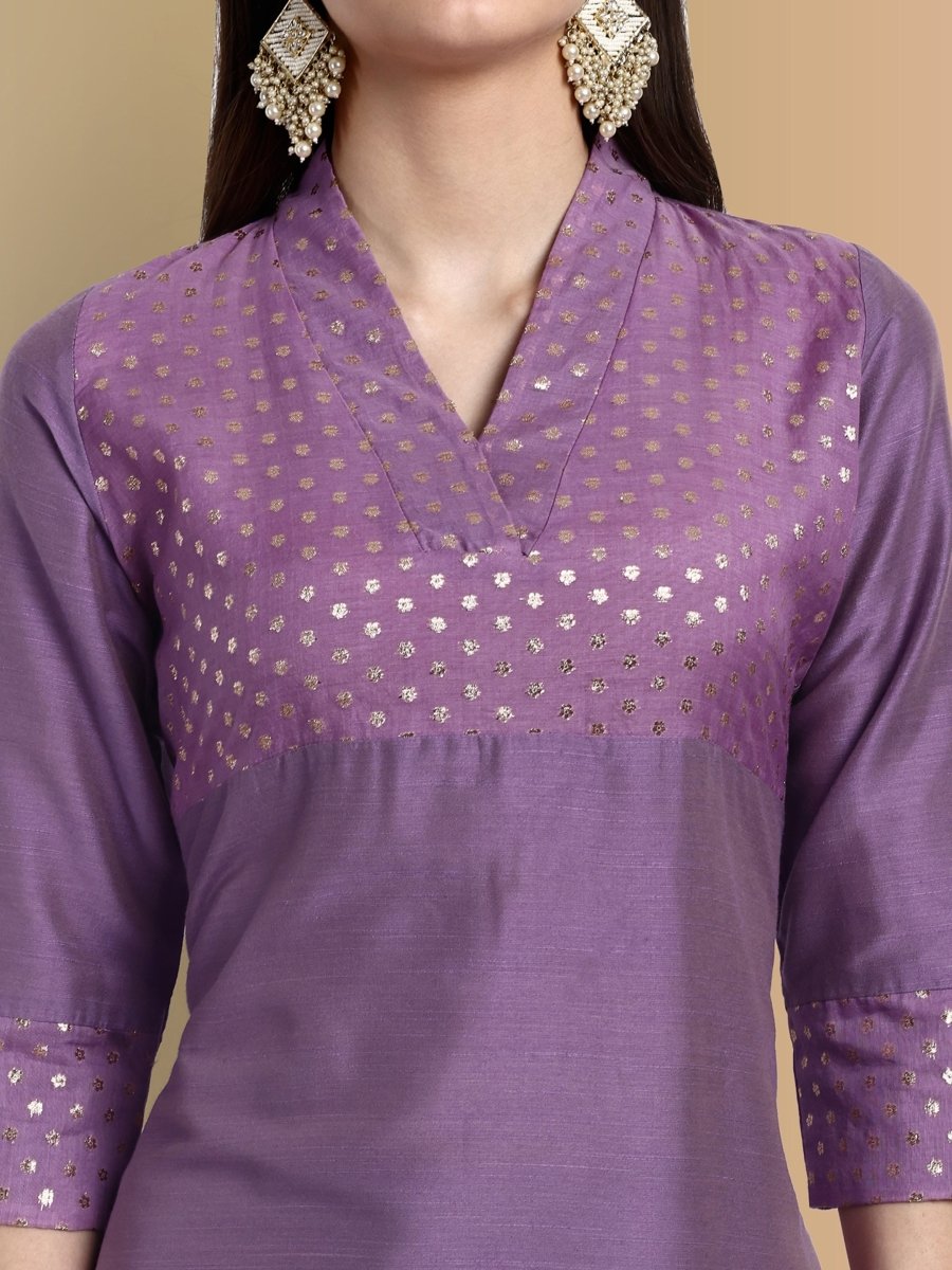 Chanderi Pink Kurtas Set